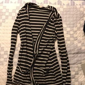 Striped J. Crew Cotton Cardigan
